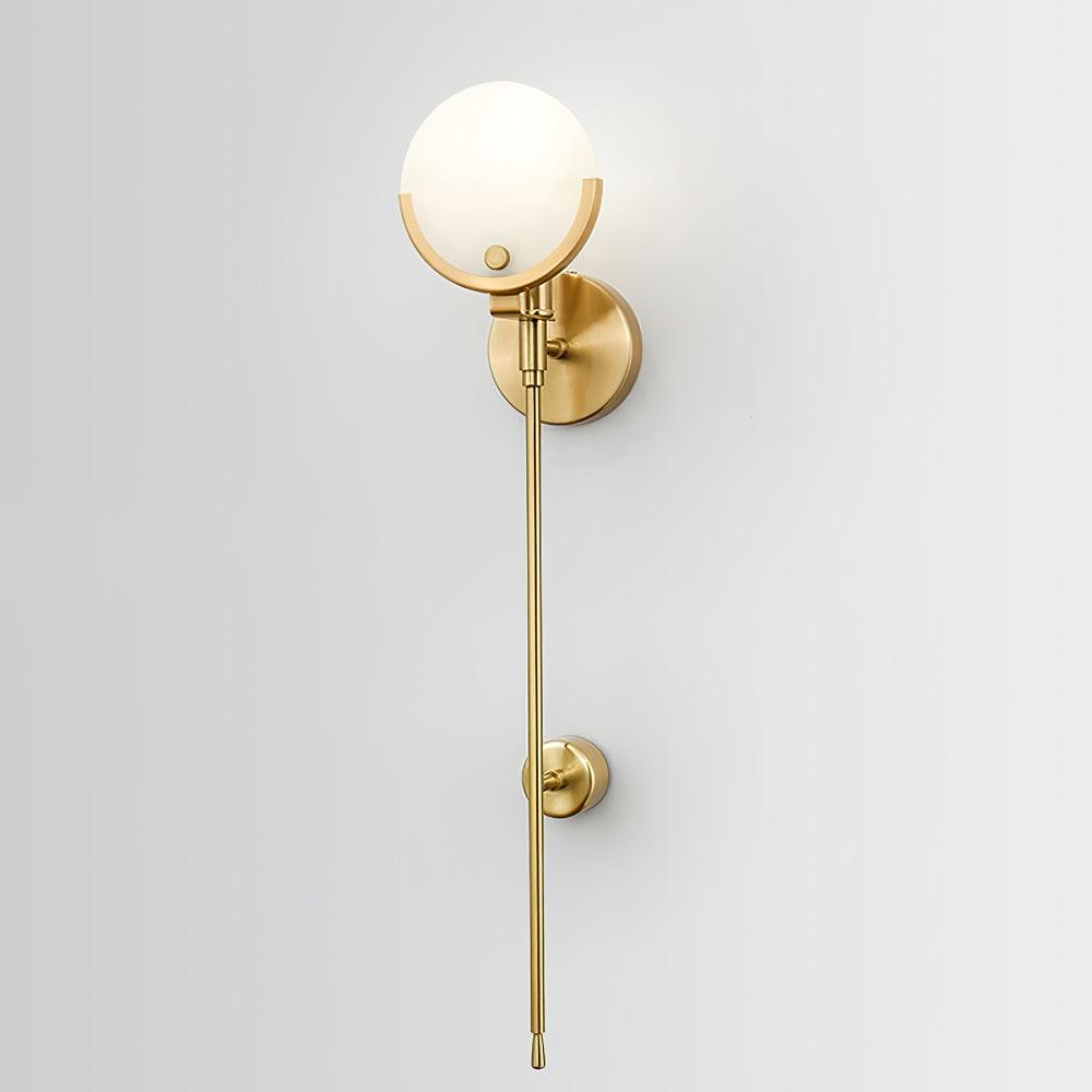 Aminex Kugel aus Alabaster Wandleuchte