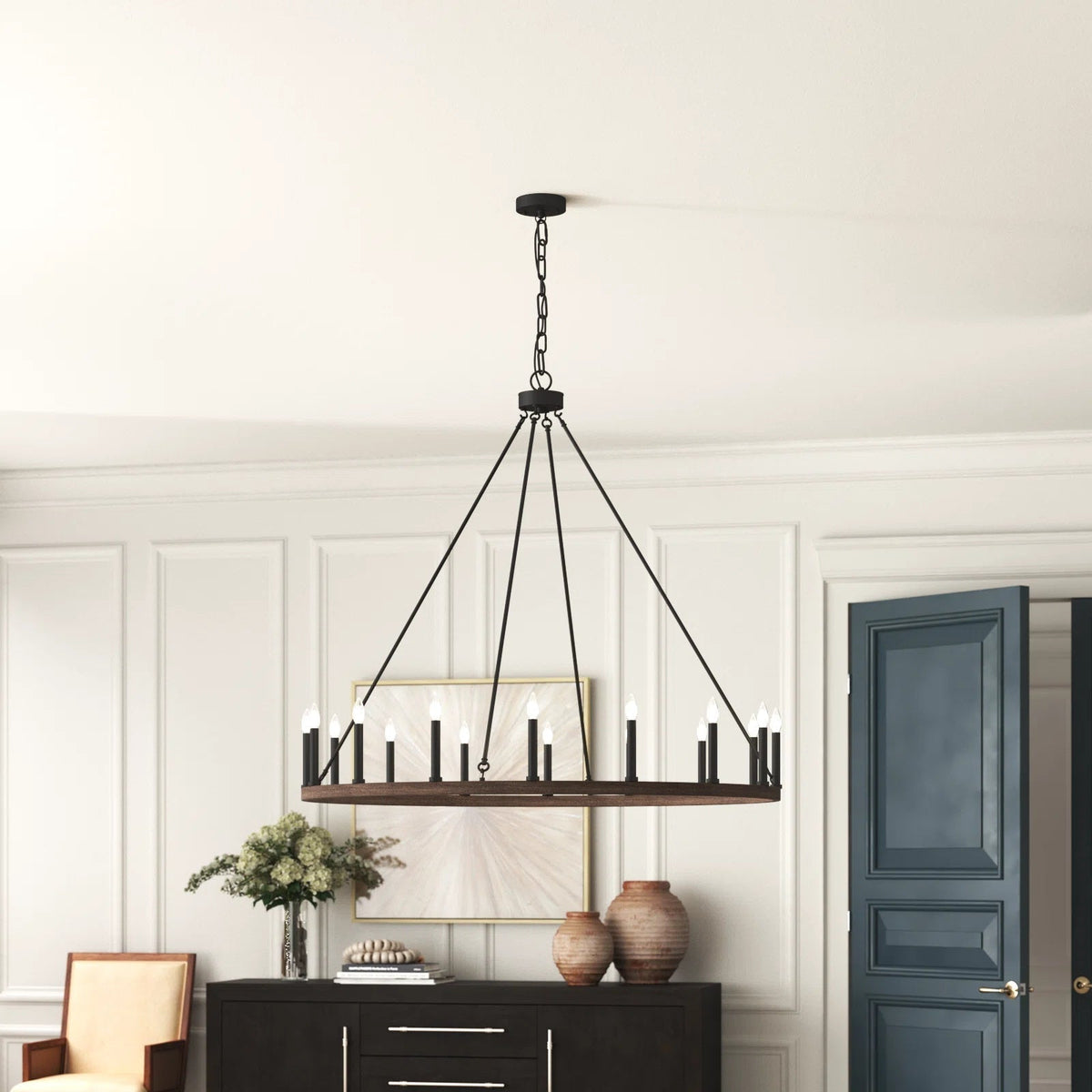 Mjolkuvyo modern minimalistisch Metall Kronleuchter