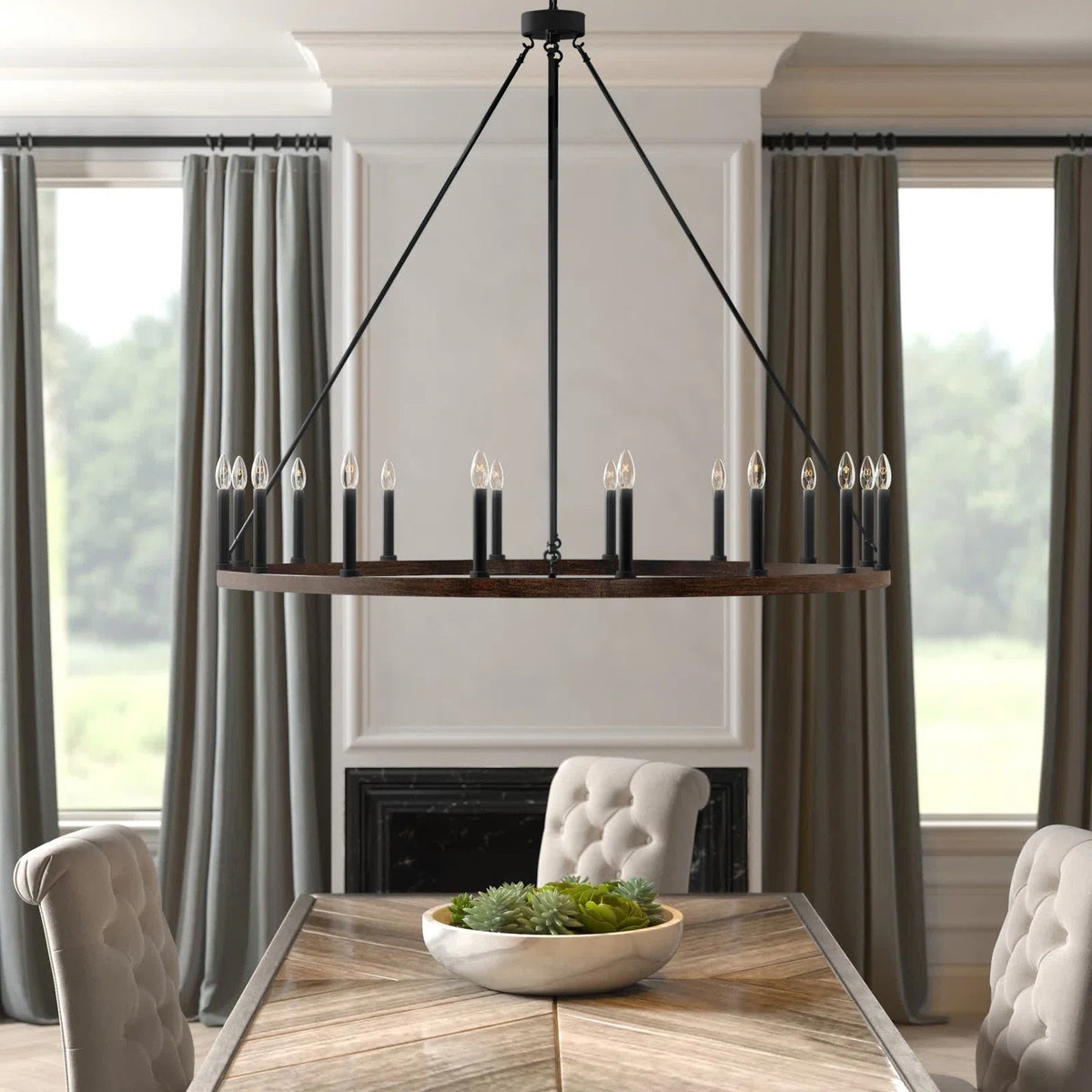 Mjolkuvyo modern minimalistisch Metall Kronleuchter