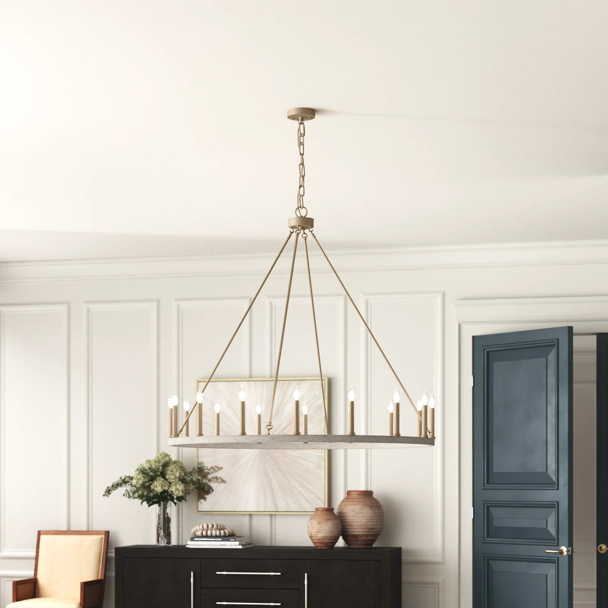 Mjolkuvyo modern minimalistisch Metall Kronleuchter