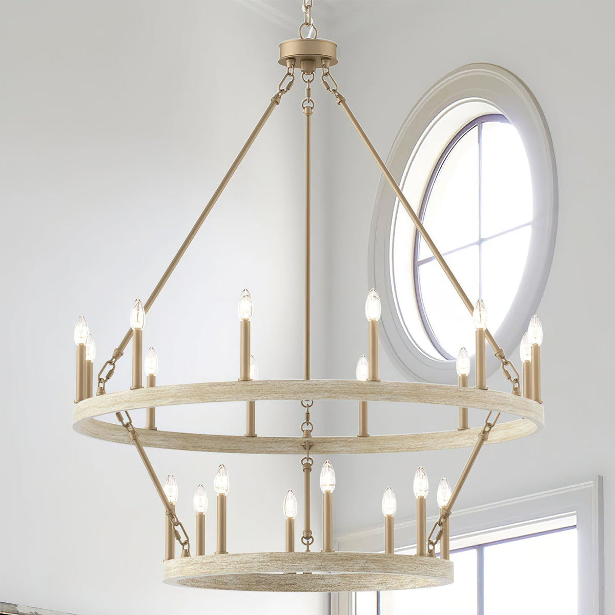Mjolkuvyo modern minimalistisch Metall Kronleuchter