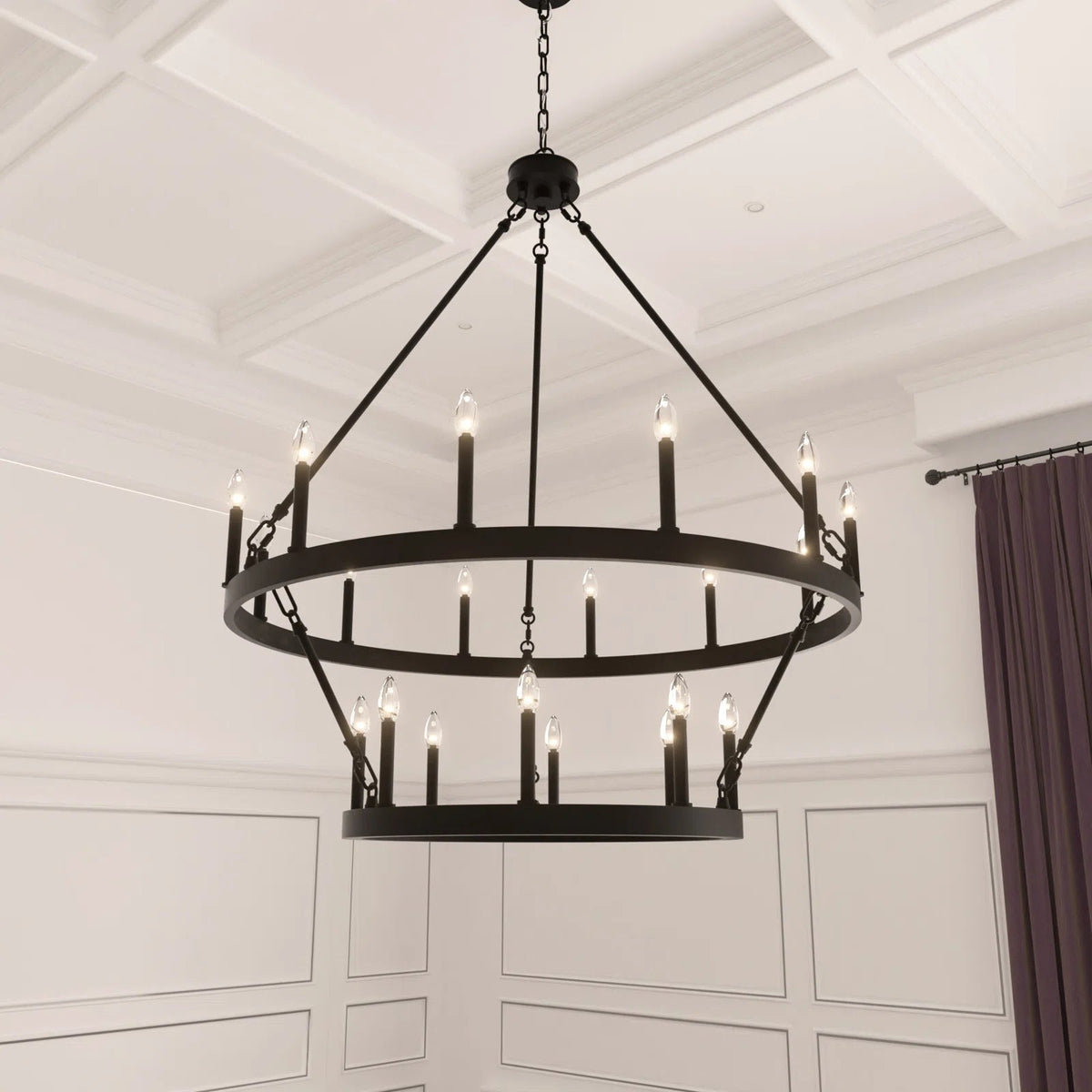 Mjolkuvyo modern minimalistisch Metall Kronleuchter