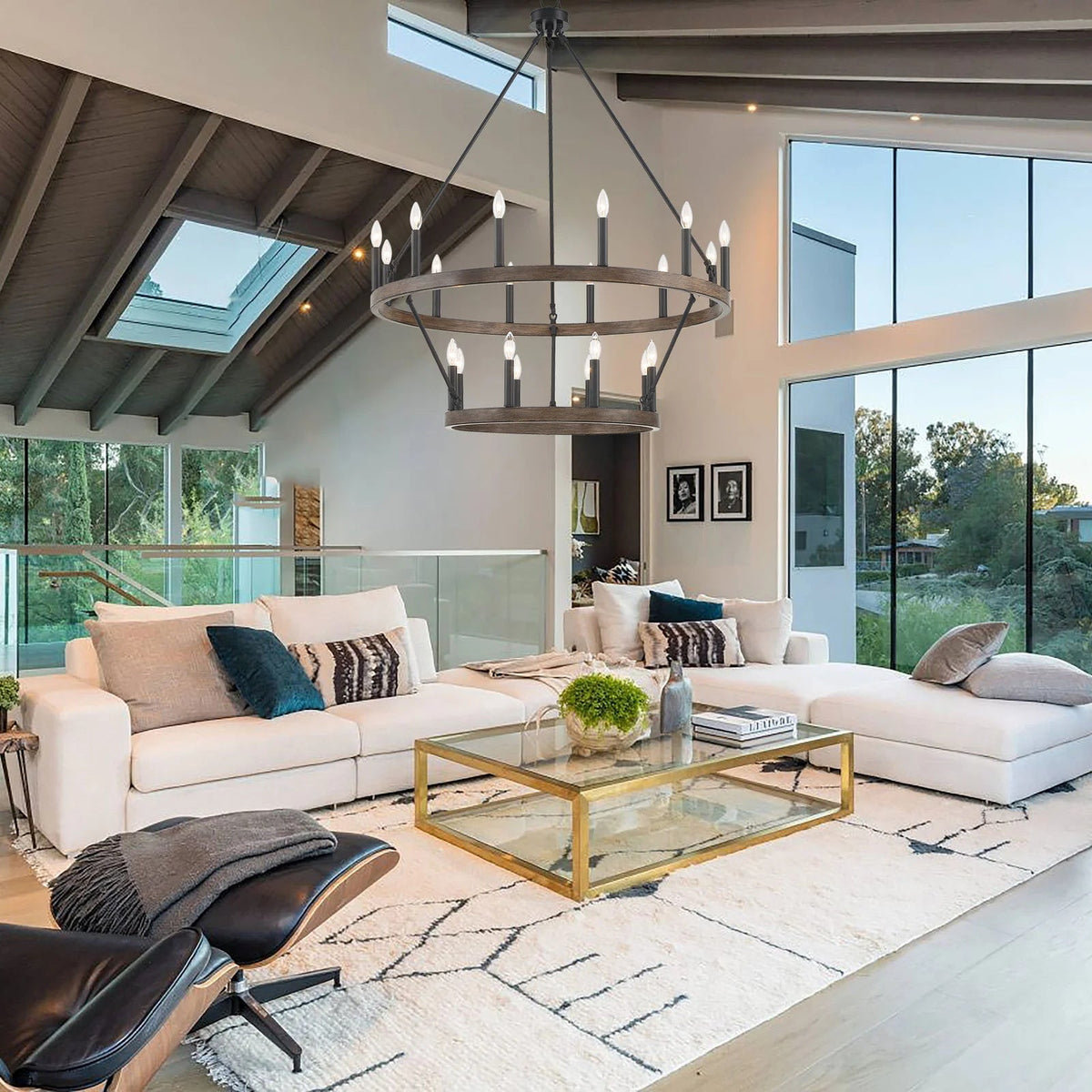 Mjolkuvyo modern minimalistisch Metall Kronleuchter