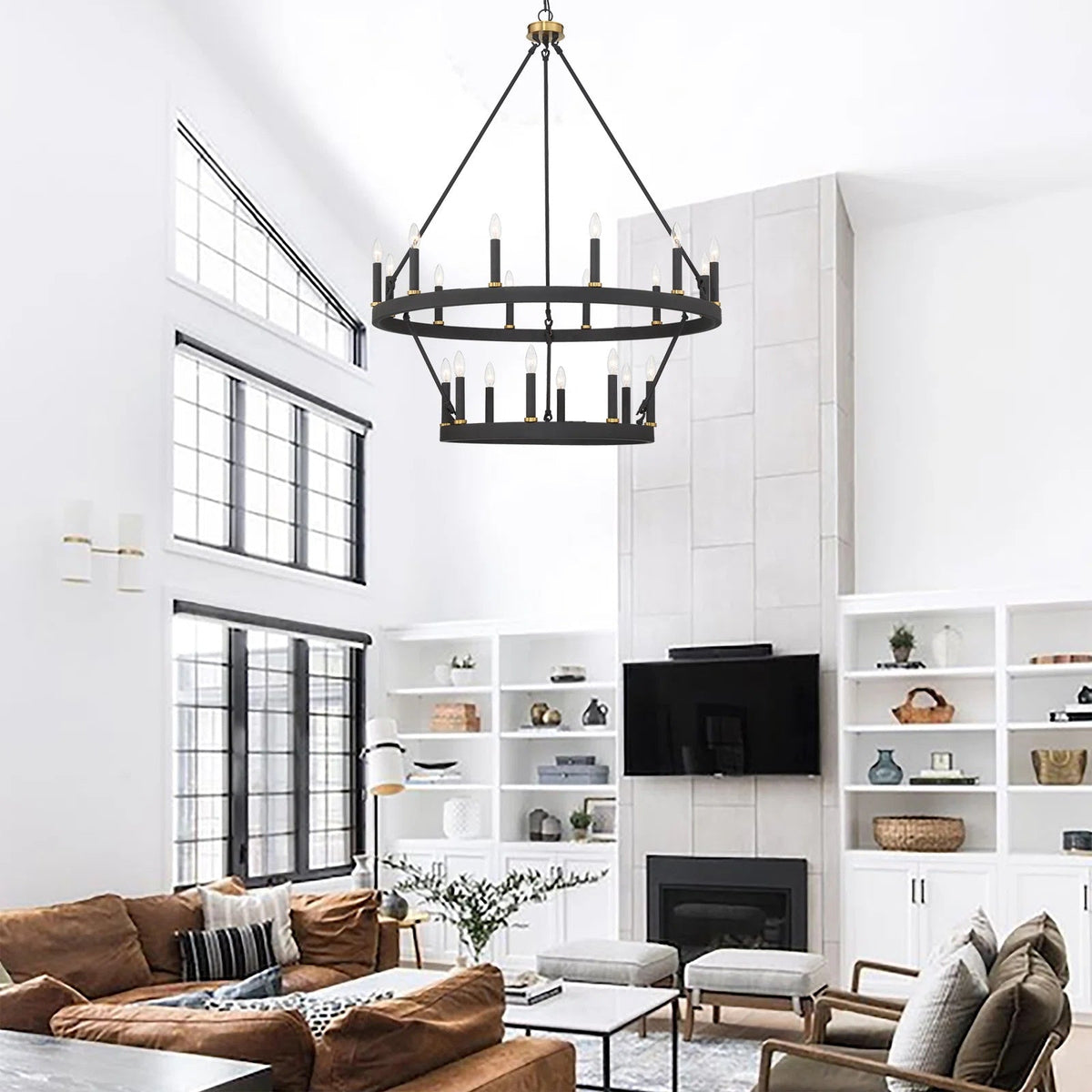 Mjolkuvyo modern minimalistisch Metall Kronleuchter