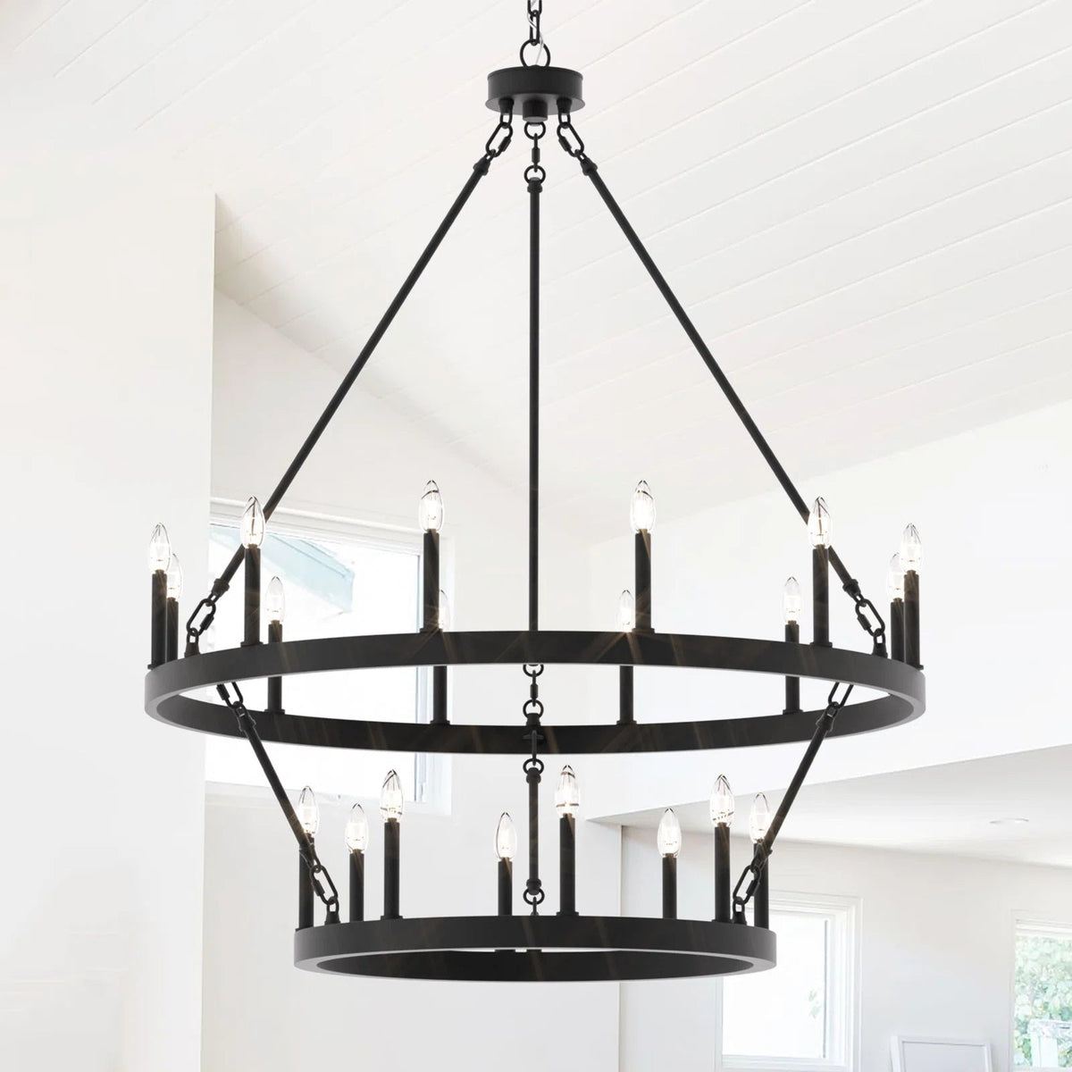 Mjolkuvyo modern minimalistisch Metall Kronleuchter