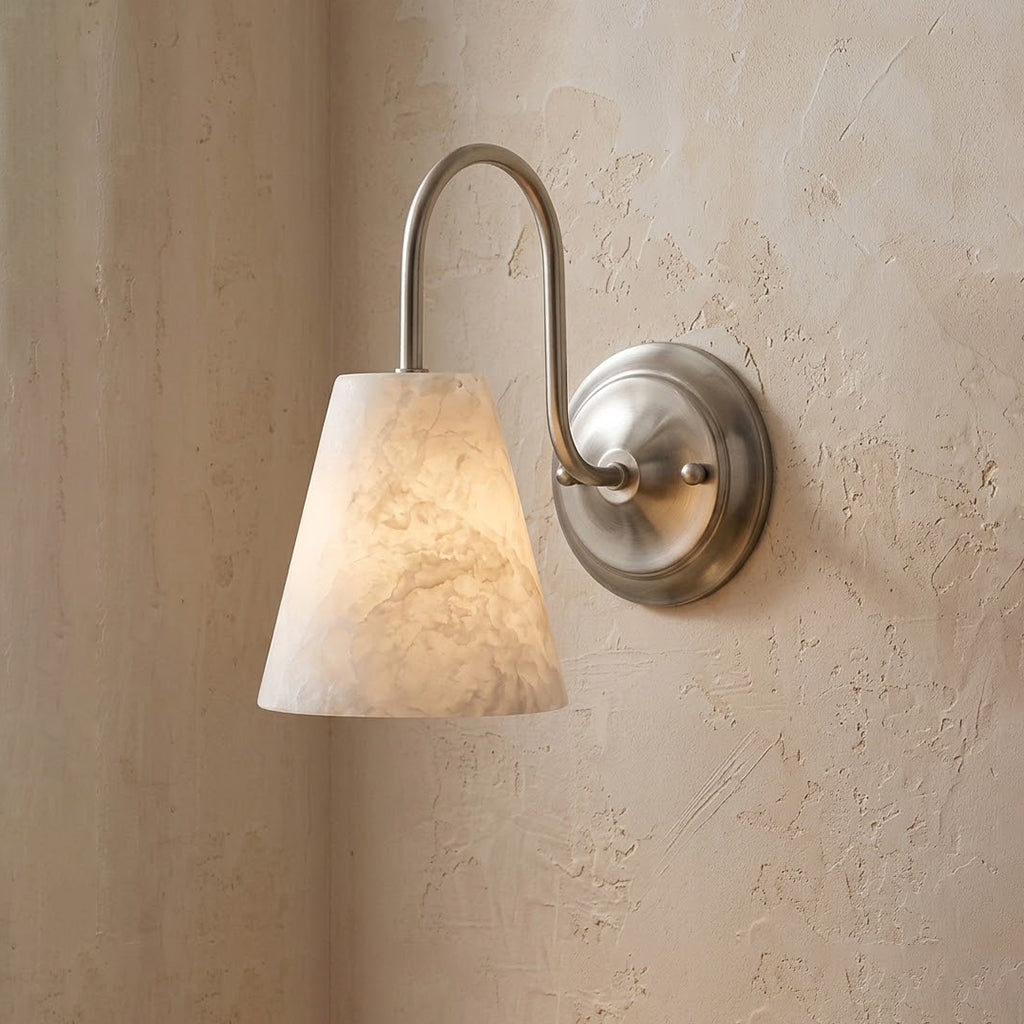 Bexstone Alabaster-Wandleuchte