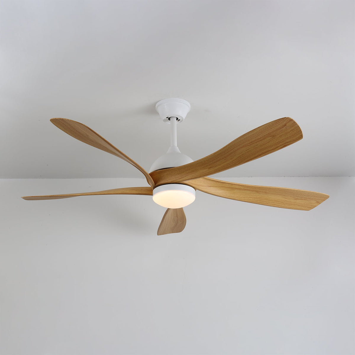 Sylven Moderner Holz-Deckenventilator mit Beleuchtung