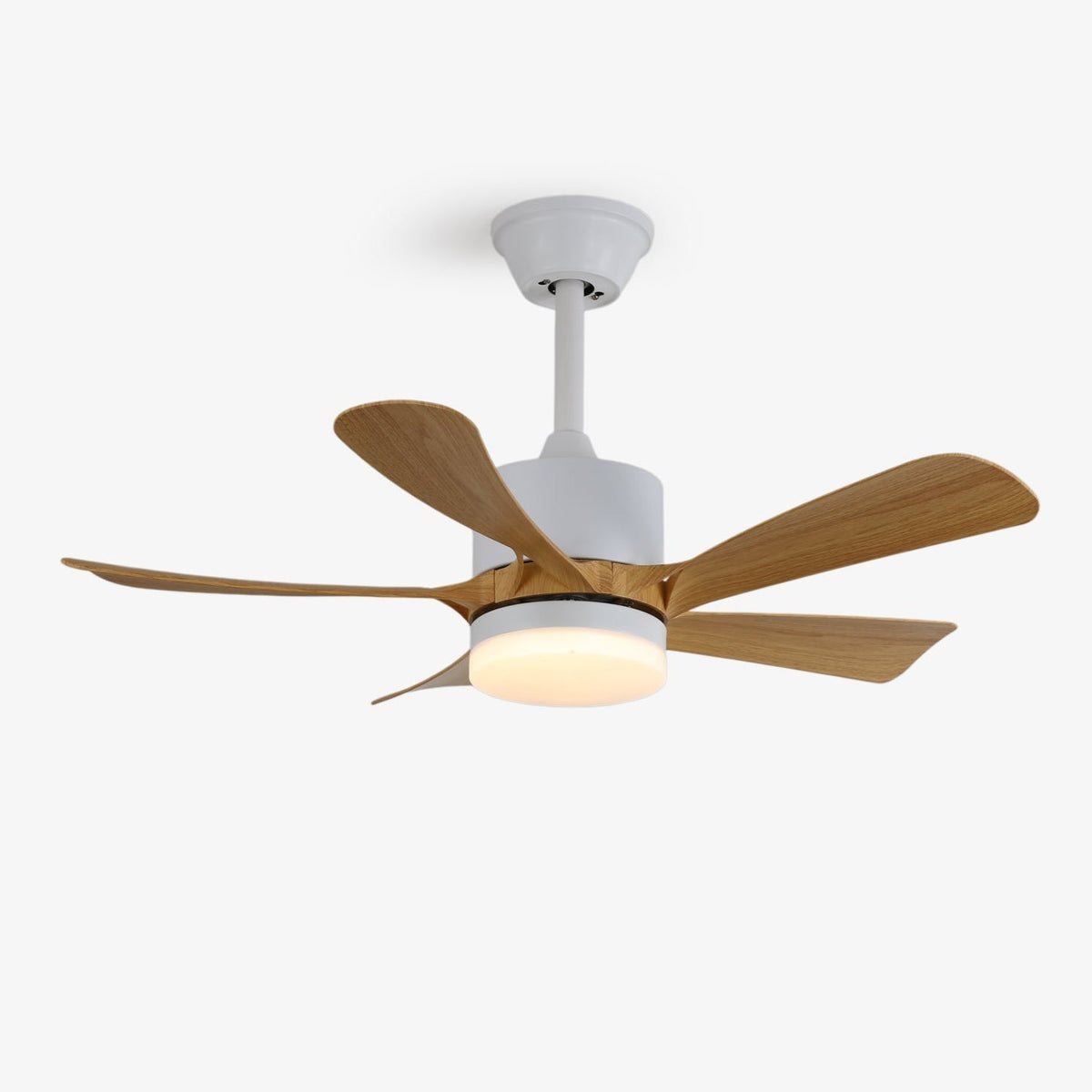 Sylven Moderner Holz-Deckenventilator mit Beleuchtung