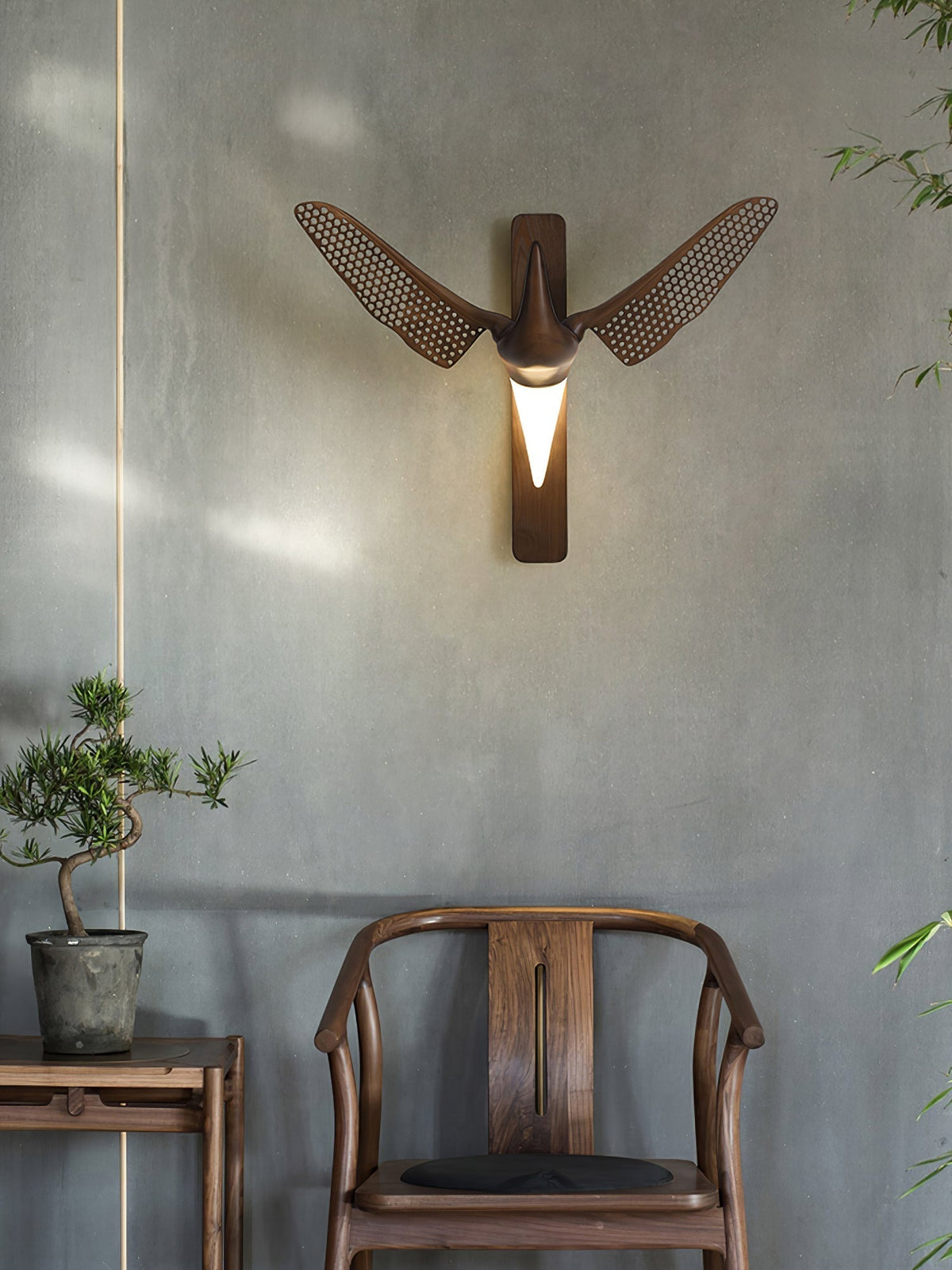 Avesa Individual Kreativität Holz-Wandleuchte