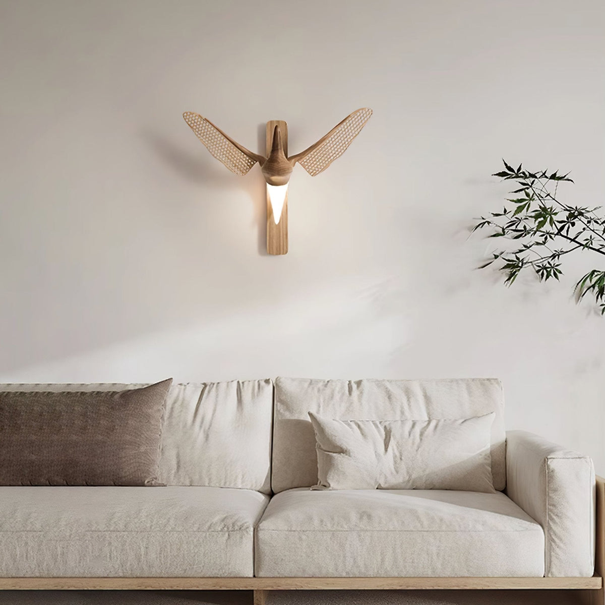 Avesa Individual Kreativität Holz-Wandleuchte