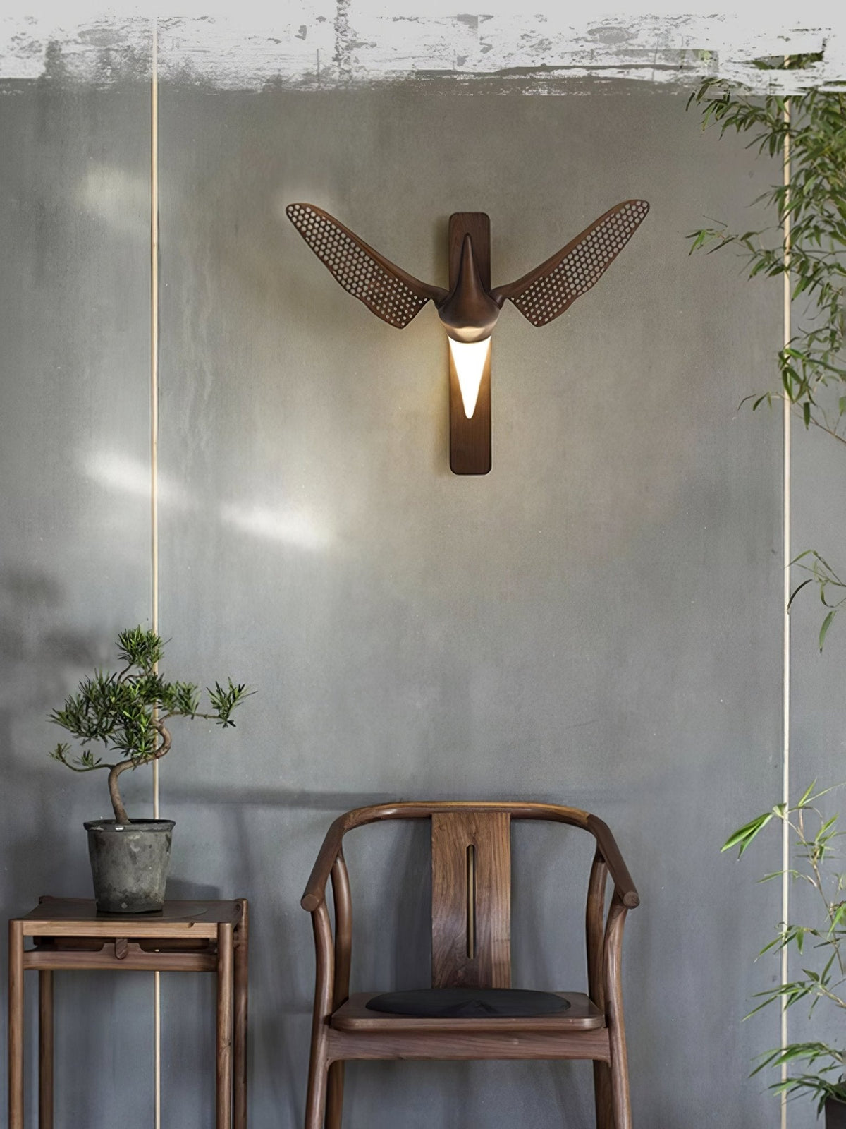 Avesa Individual Kreativität Holz-Wandleuchte
