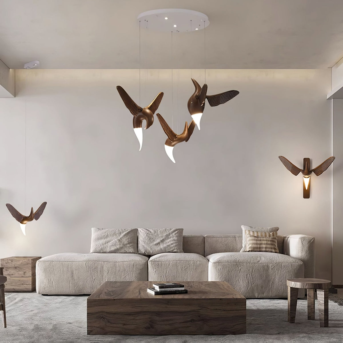 Avesa Individual Kreativität Holz-Wandleuchte