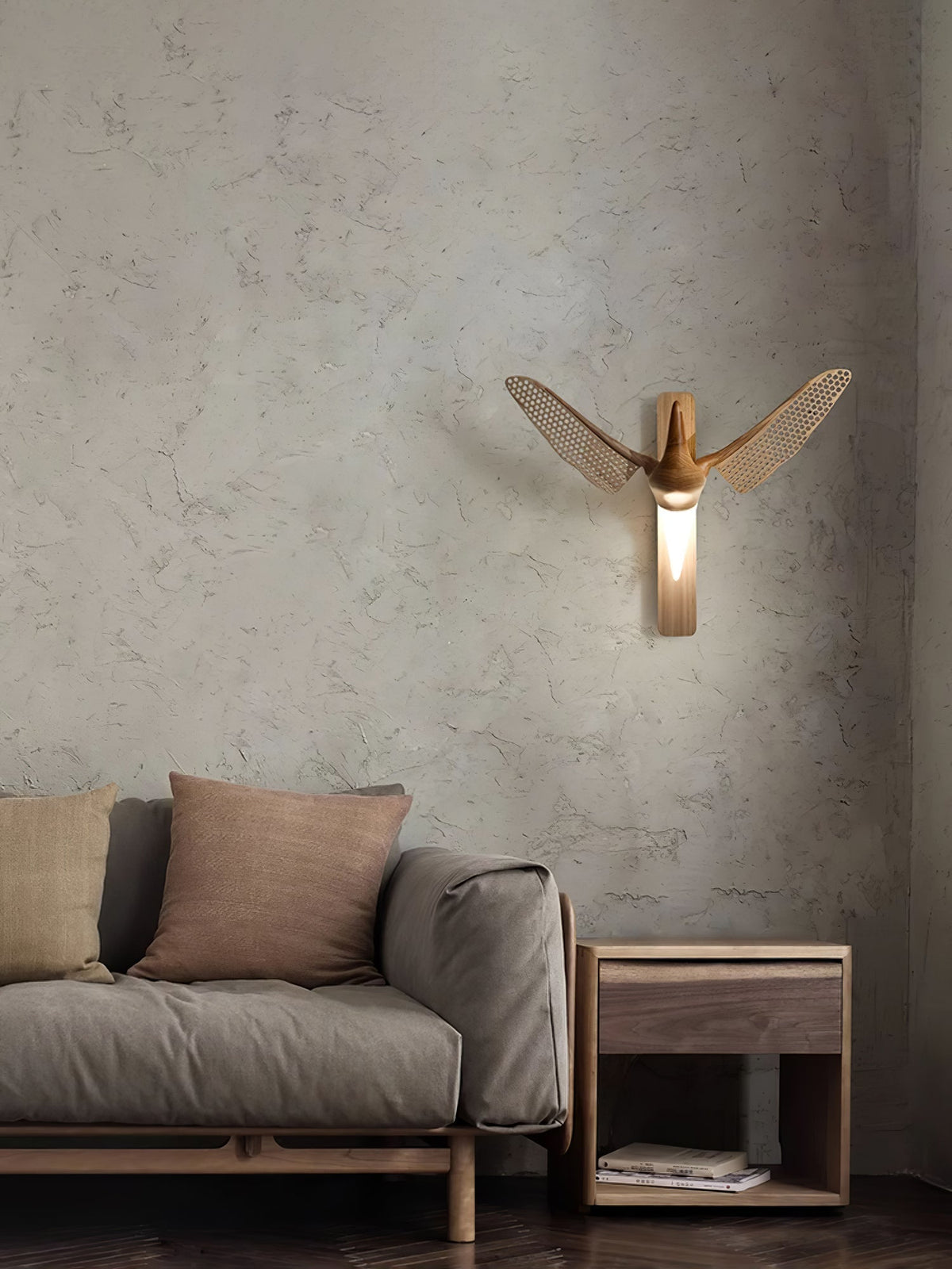 Avesa Individual Kreativität Holz-Wandleuchte