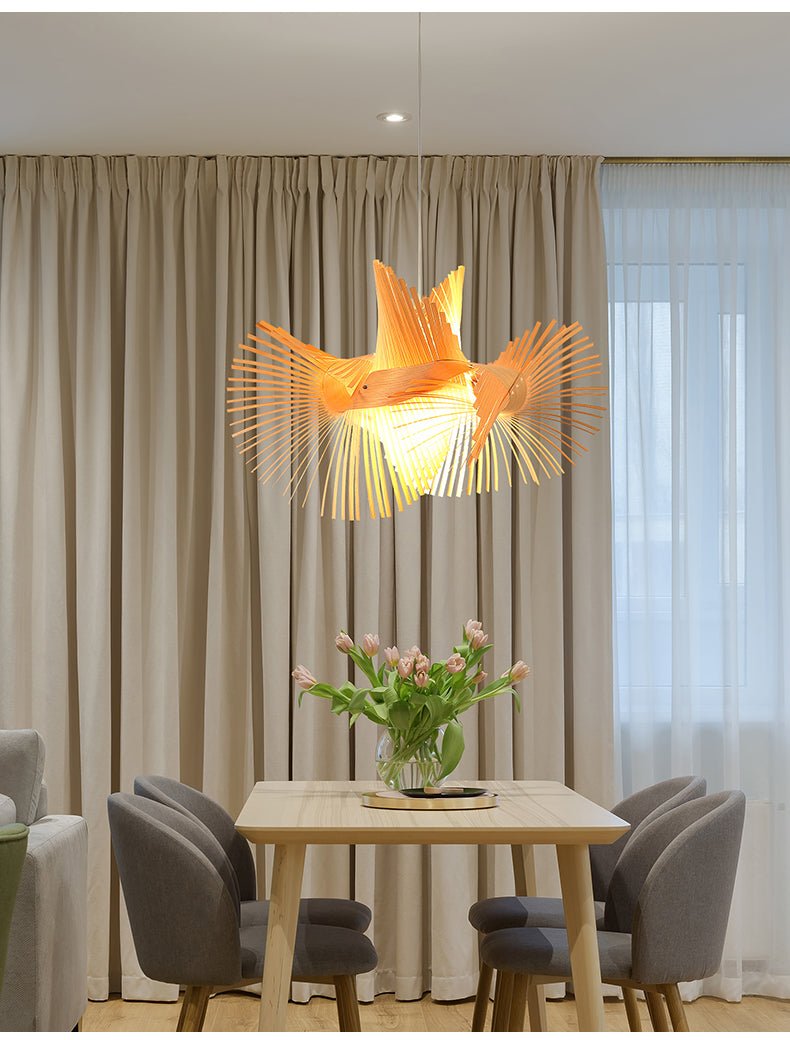 Avian Flair Pendelleuchte aus Holz