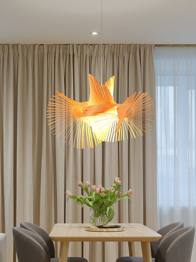 Avian Flair Pendelleuchte aus Holz