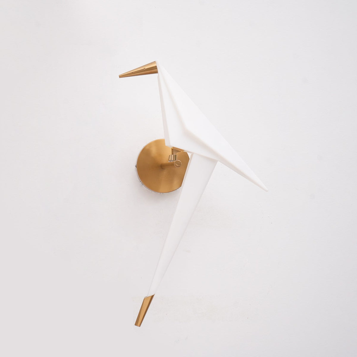Visileth skandinavische Kunst-Kran-Wandleuchte mit Stecker