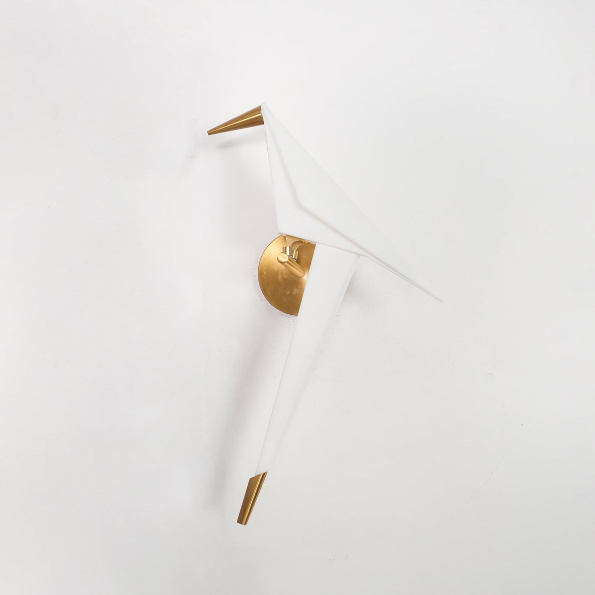 Visileth skandinavische Kunst-Kran-Wandleuchte mit Stecker