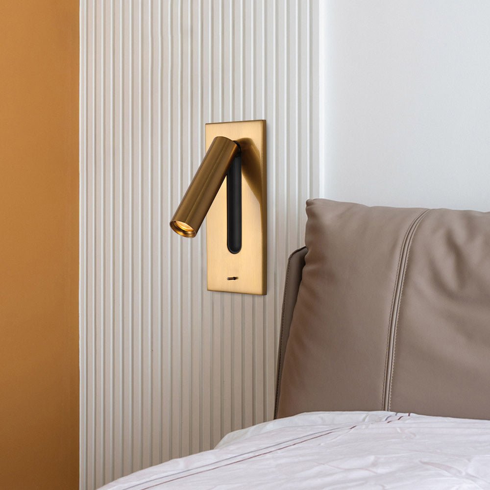 Wallace zeitgenössische minimalistische rotierende Wandleuchte