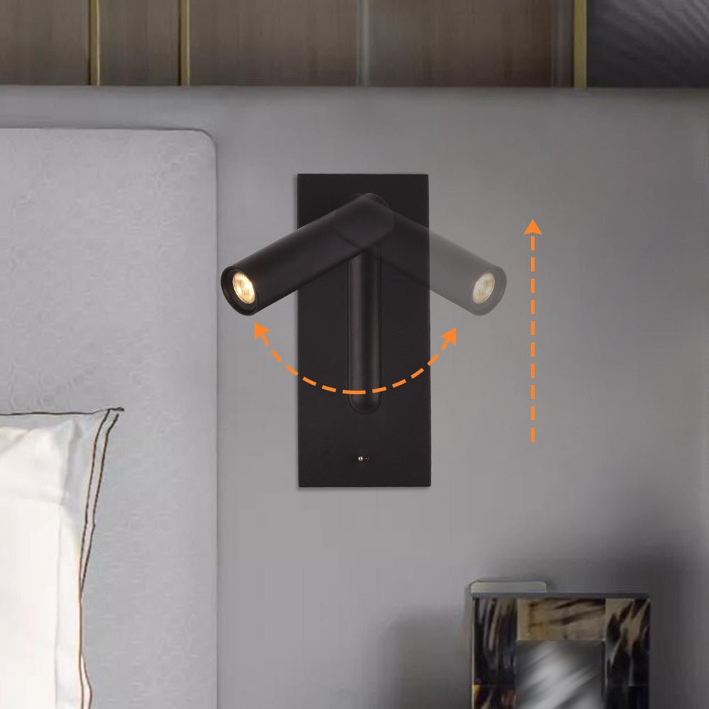 Wallace zeitgenössische minimalistische rotierende Wandleuchte