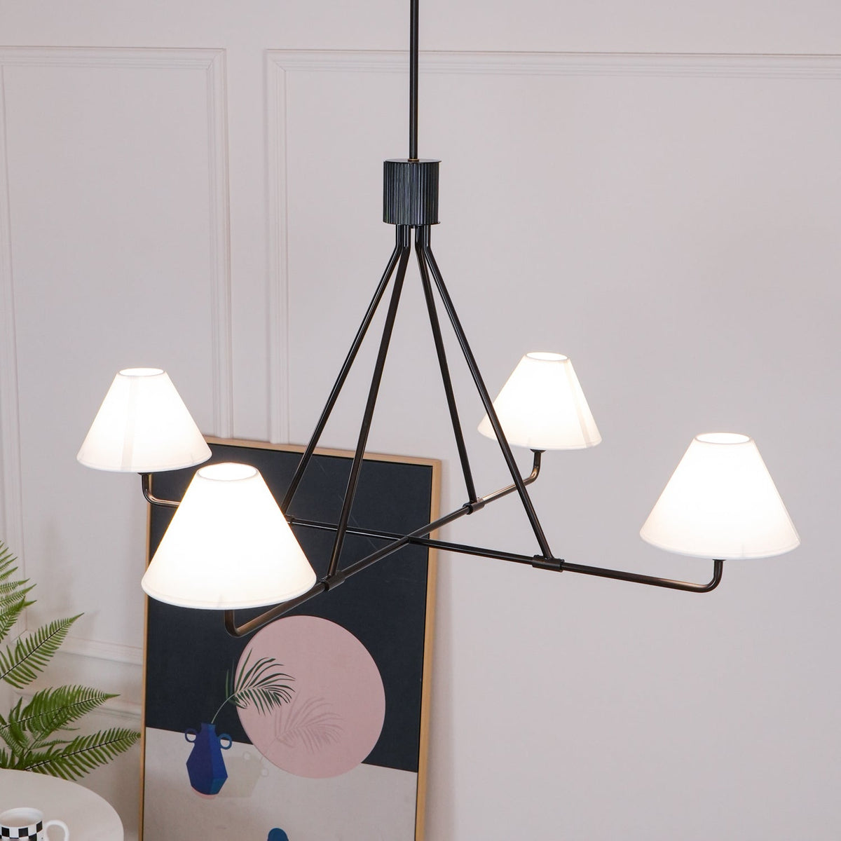 Vase Kronleuchter Kegel-Lampenschirm Minimalistisch