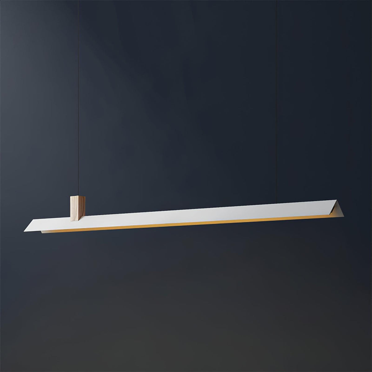 Linea Minimalistische Pendelleuchte aus Holz