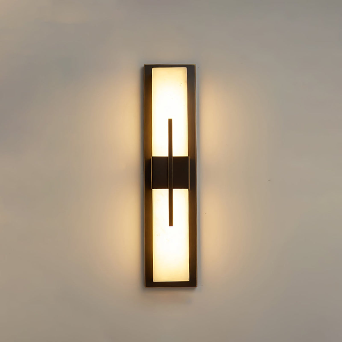Vellmure Twin Alabaster-Wandleuchte