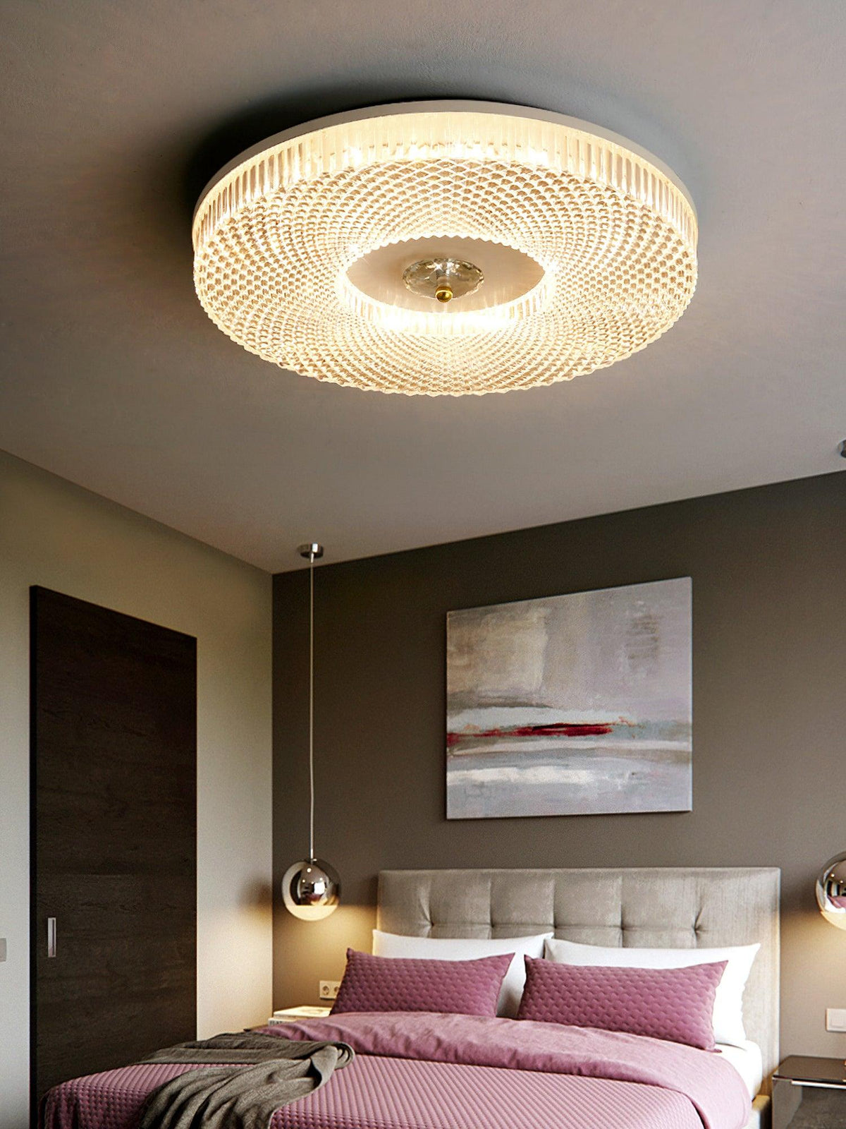 Nirenaine flache Deckenleuchte LED Acryl