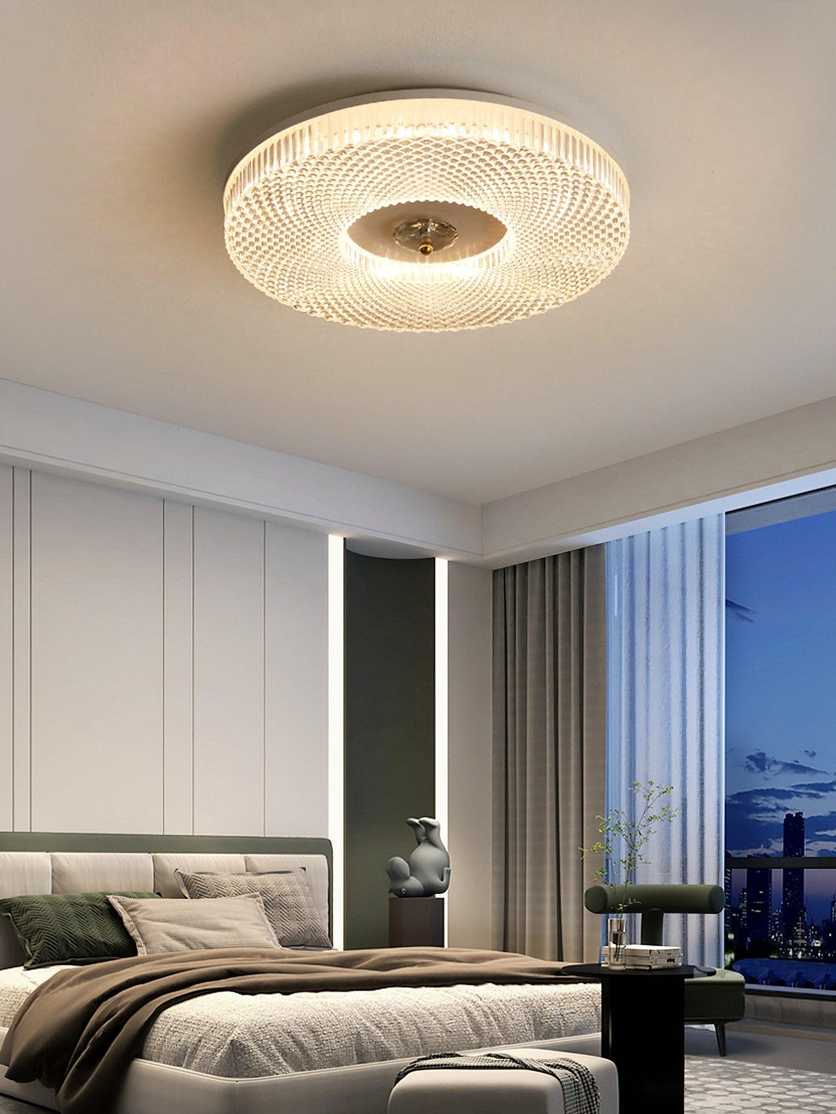 Nirenaine flache Deckenleuchte LED Acryl