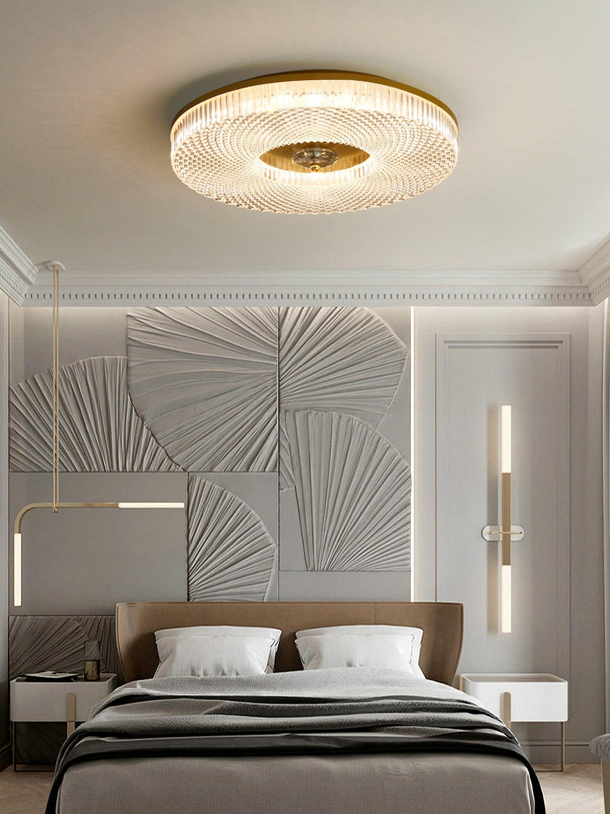 Nirenaine flache Deckenleuchte LED Acryl