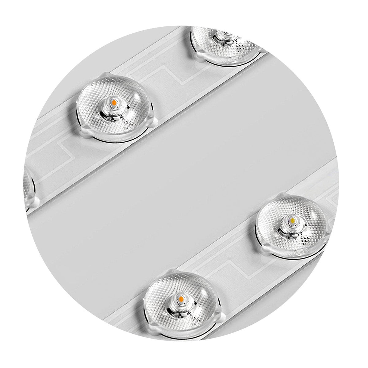 Nirenaine flache Deckenleuchte LED Acryl