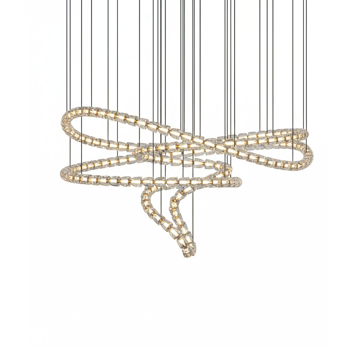 Nexus Gold Kristall Kronleuchter