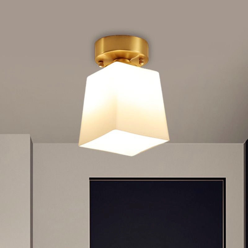 Arisha Modern LED Deckenleuchte Messing Wohn/Schlaf/Esszimmer Metall&Glas