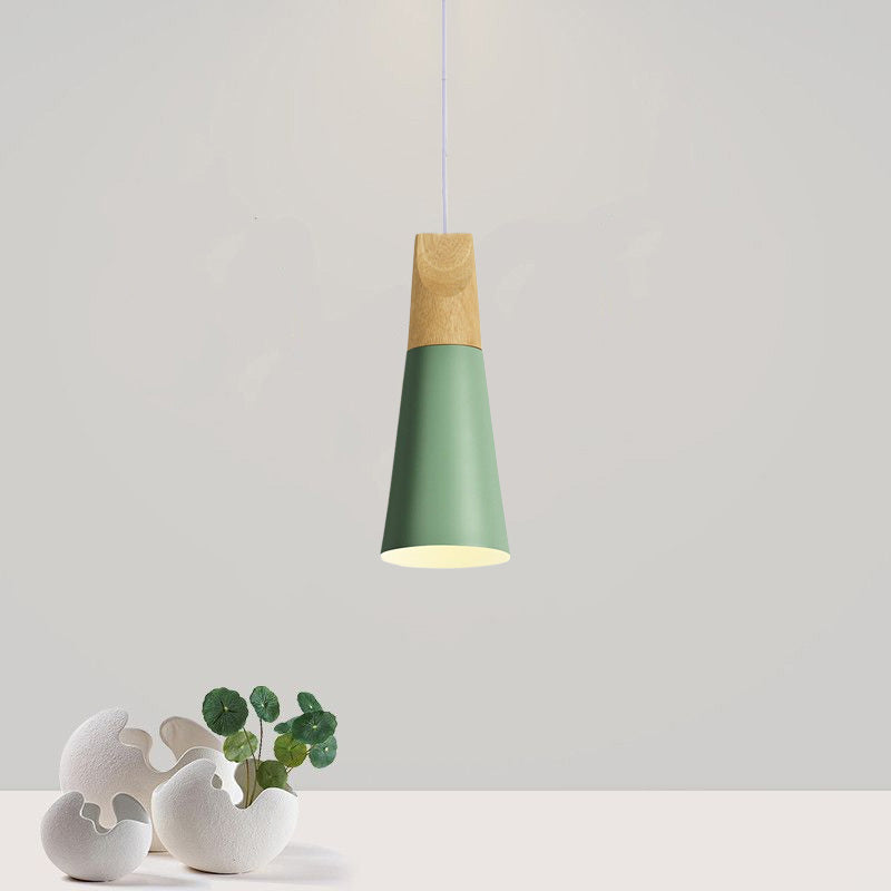 Valentina Modern LED Pendelleuchte Holz Metall Wohnzimmer Schlafzimmer