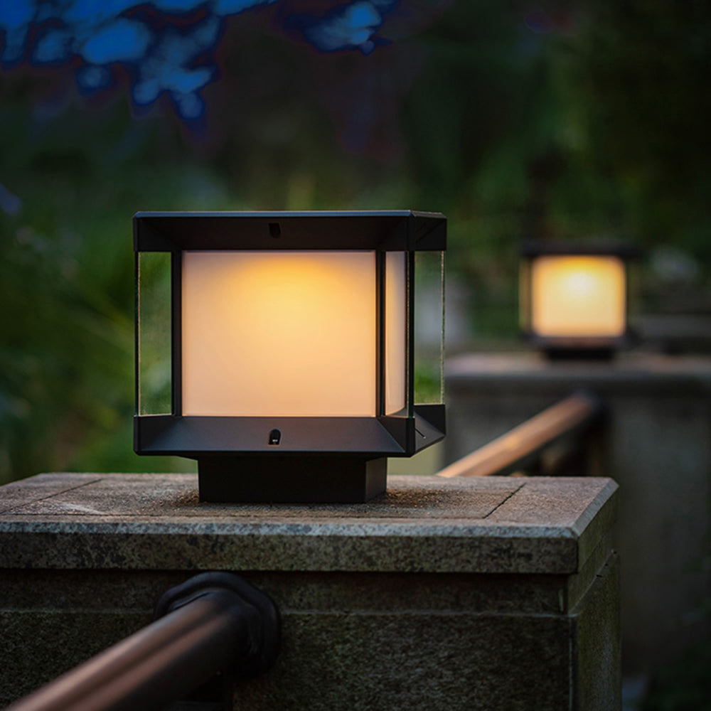 Ray Modern Minimalistisch LED Außenleuchte Schwarz/Gold Metall&GLetslightingr