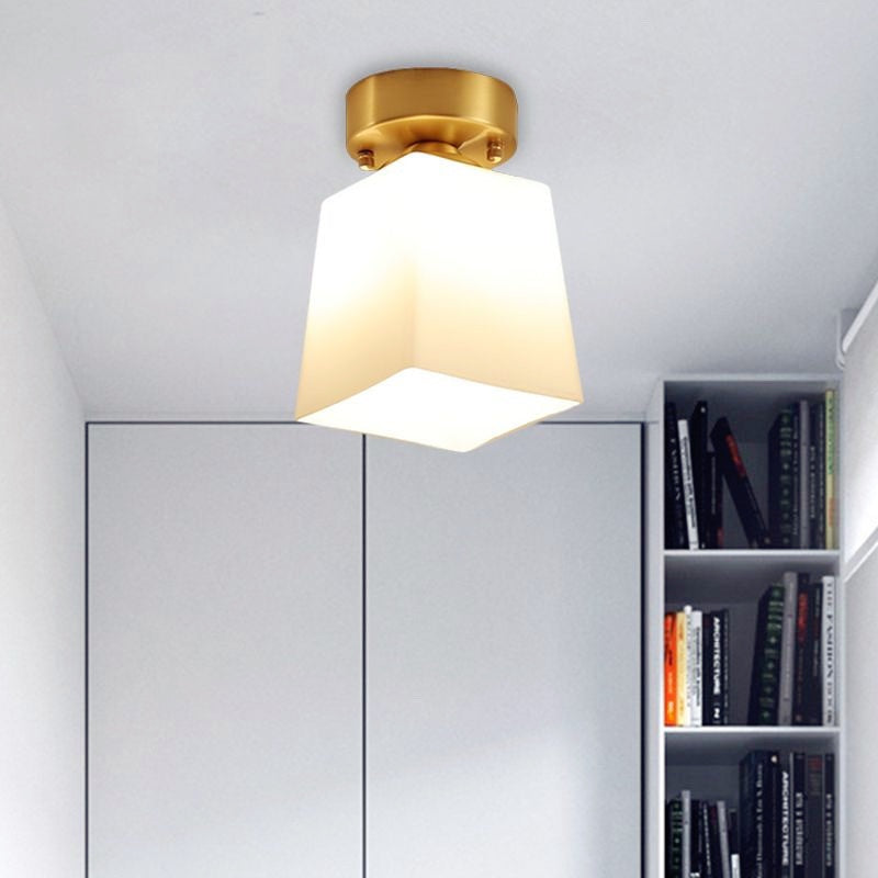 Arisha Modern LED Deckenleuchte Messing Wohn/Schlaf/Esszimmer Metall&Glas