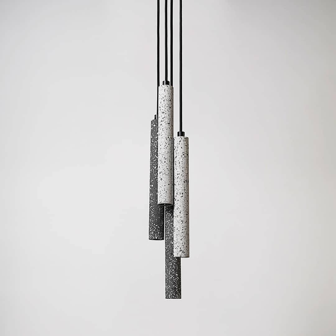 Zarael Terrazzo Pendelleuchte im traditionellen Stil