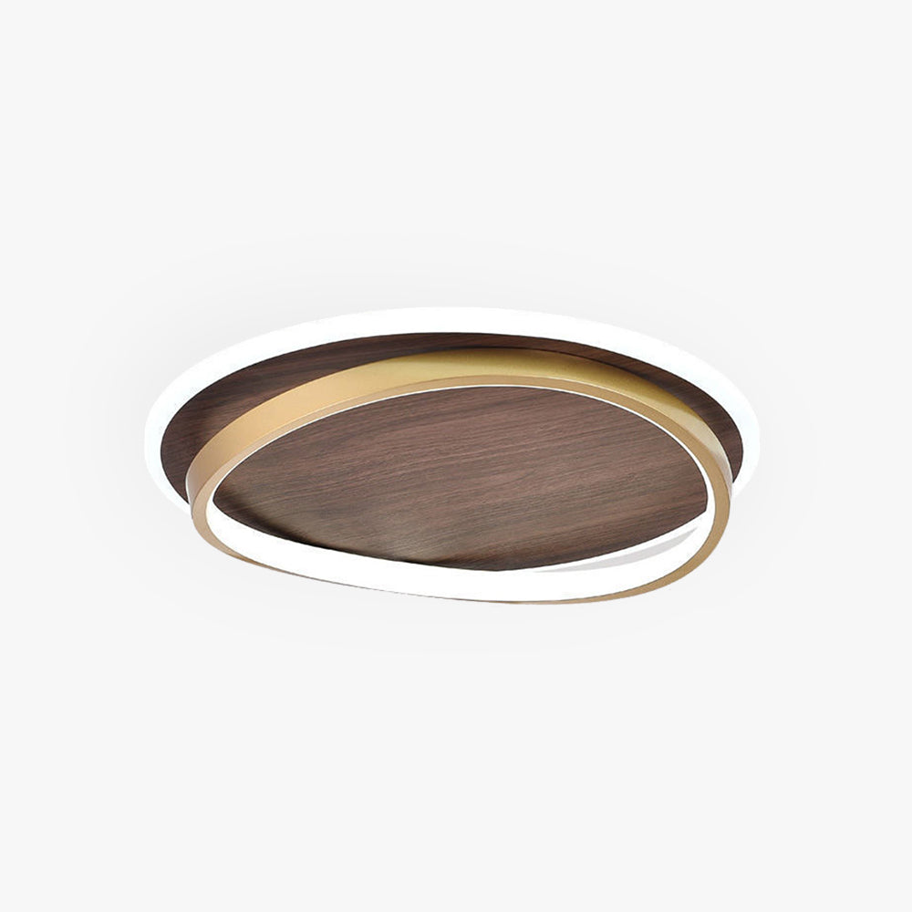 Arisha Modern Rund Dimmbare Deckenleuchte Gold Metall Acryl Schlafzimmer