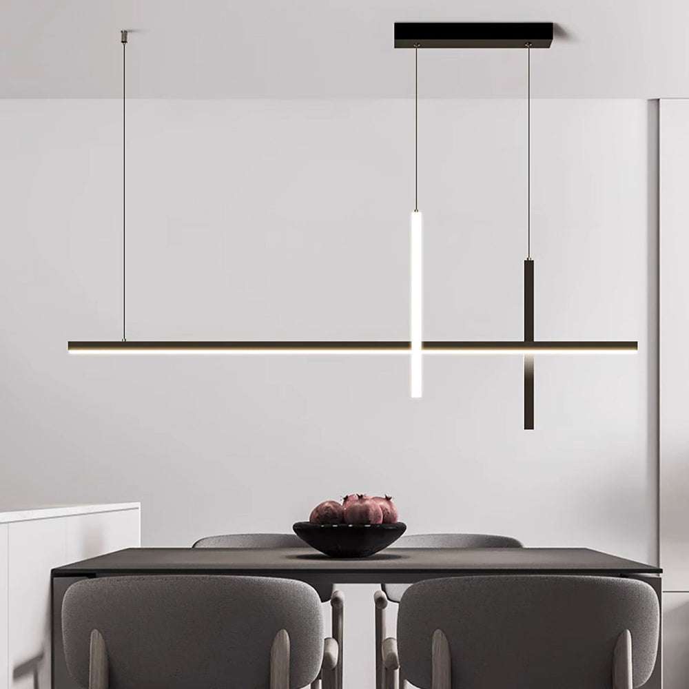Arisha Modern Pendelleuchte Metall/Acryl Schwarz/Weiß Esszimmer