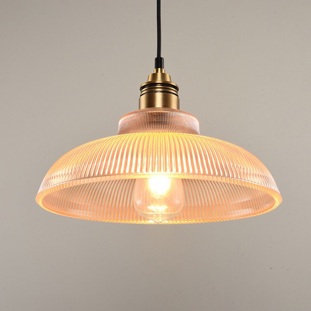 Arisha Industriell LED-Pendelleuchte Klar/Bernstein Schlafzimmer/Restaurant
