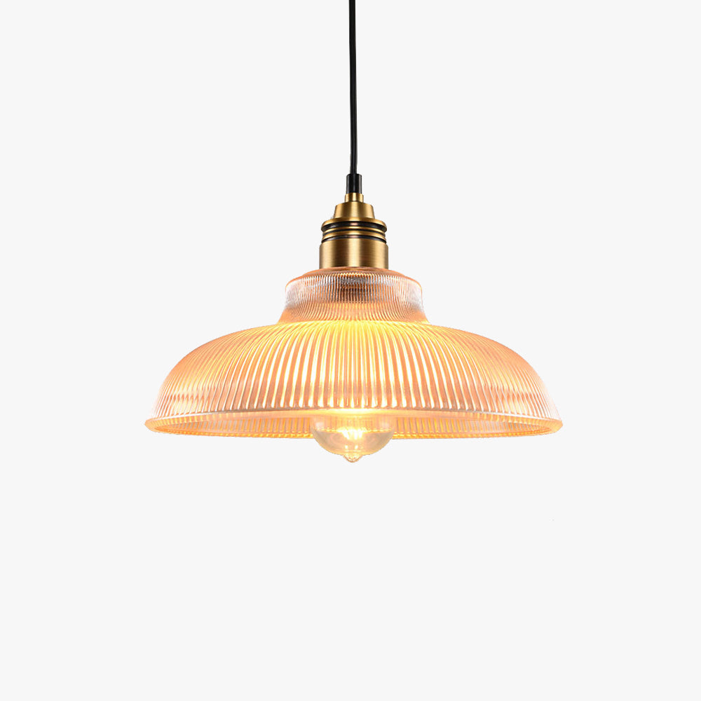 Arisha Industriell LED-Pendelleuchte Klar/Bernstein Schlafzimmer/Restaurant