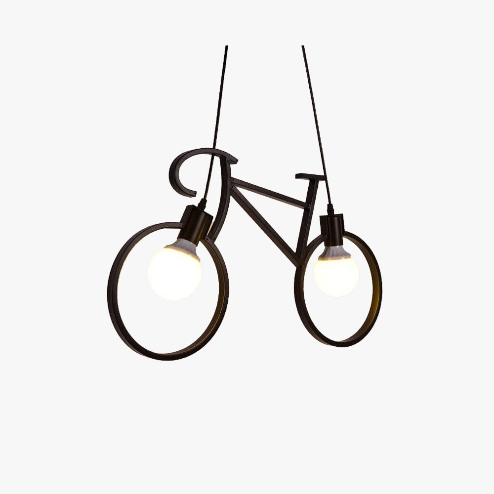 Mira Modern kreative Fahrrad Form LED Pendelleuchte Metall Kinderzimmer