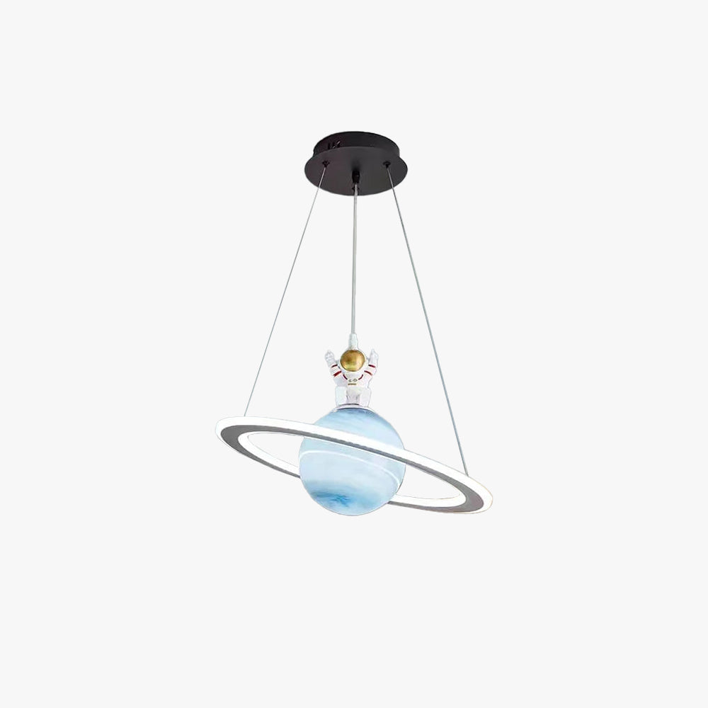 Aria Desinger LED Pendelleuchte Star Blau Orange Kinderzimmer