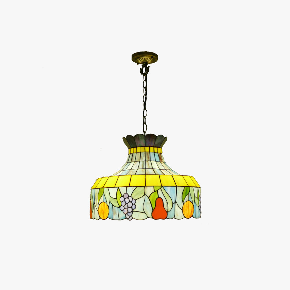Arisha Vintage LED Pendelleuchte Multicolour Metall Glas Schlafzimmer