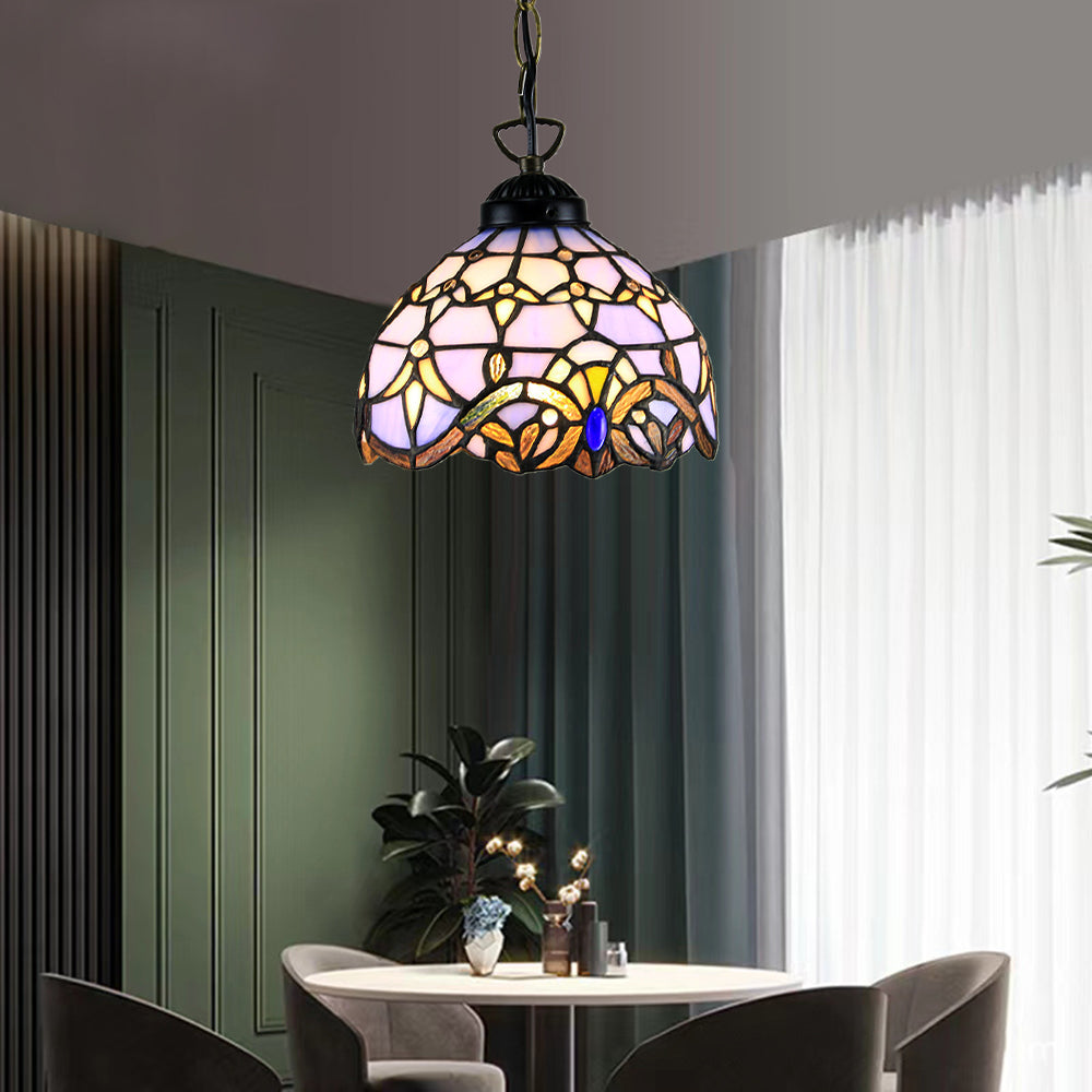 Arisha Cottage LED Pendelleuchte Metall Glas Wohnzimmer/Schlafzimmer