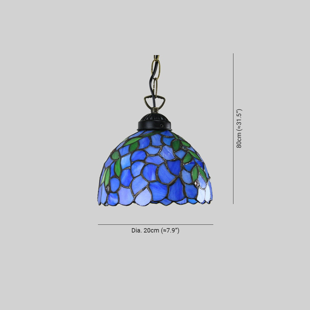 Arisha Cottage LED Pendelleuchte Metall Glas Wohnzimmer/Schlafzimmer