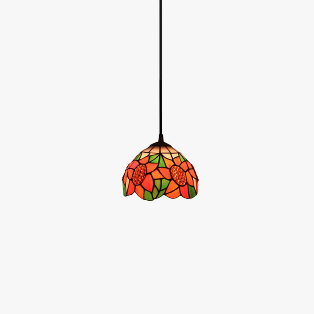 Arisha Retro LED Pendelleuchte Multicolour Metall Glas Wohnzimmer