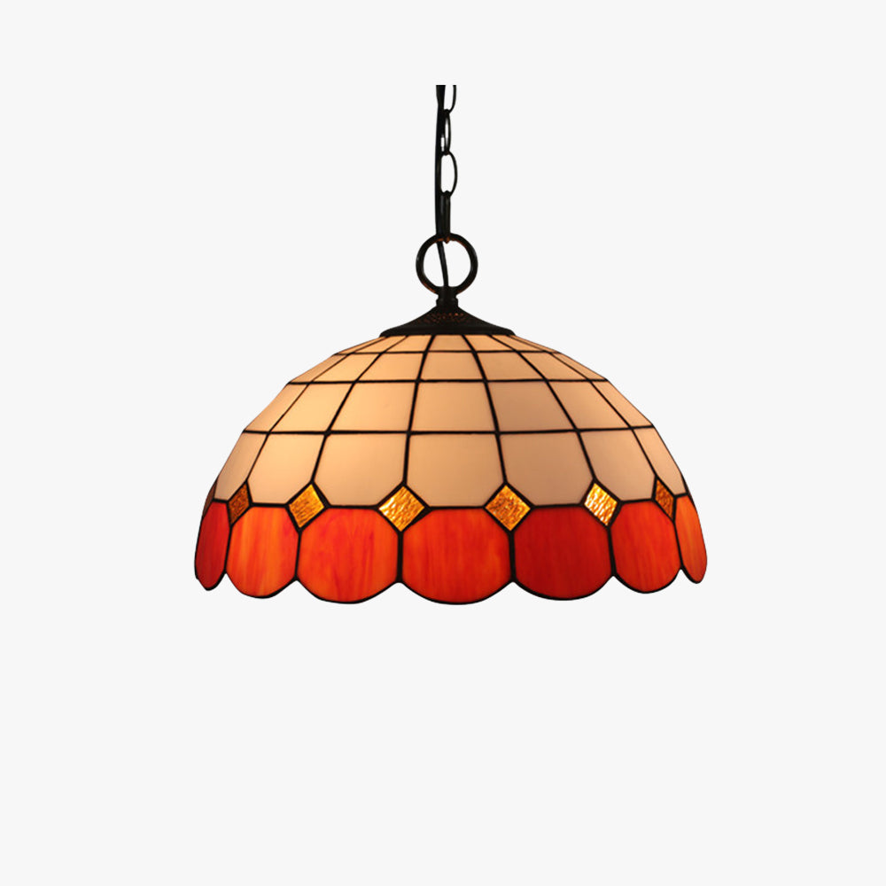 Arisha Luxuriöse Vintage Pendelleuchte Edelsteinglas Wohnzimmer