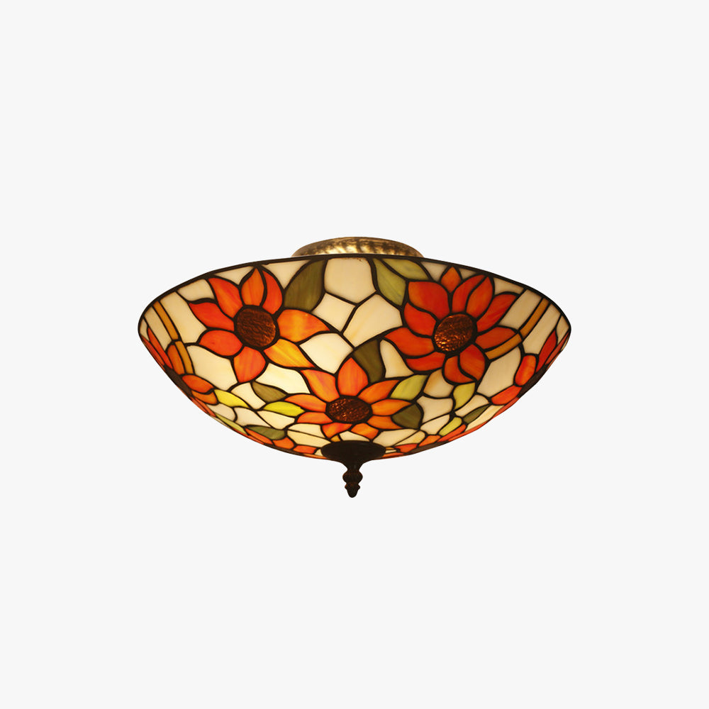 Arisha Luxuriöse Deckenleuchte Bunte Sonnenblume Schlafzimmer