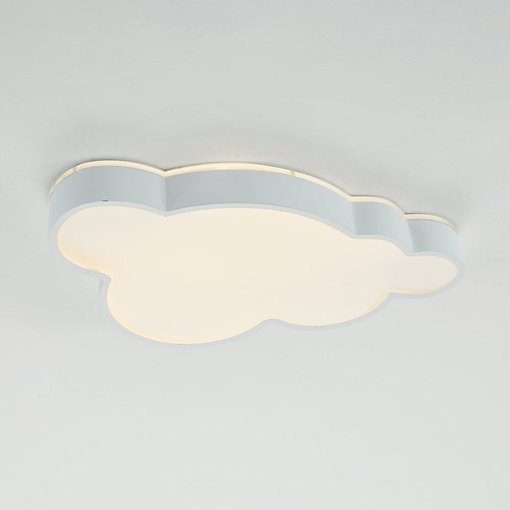 Aria Modern Flush Mount Wolke Deckenleuchte, Weiß, Metall, Schlafzimmer
