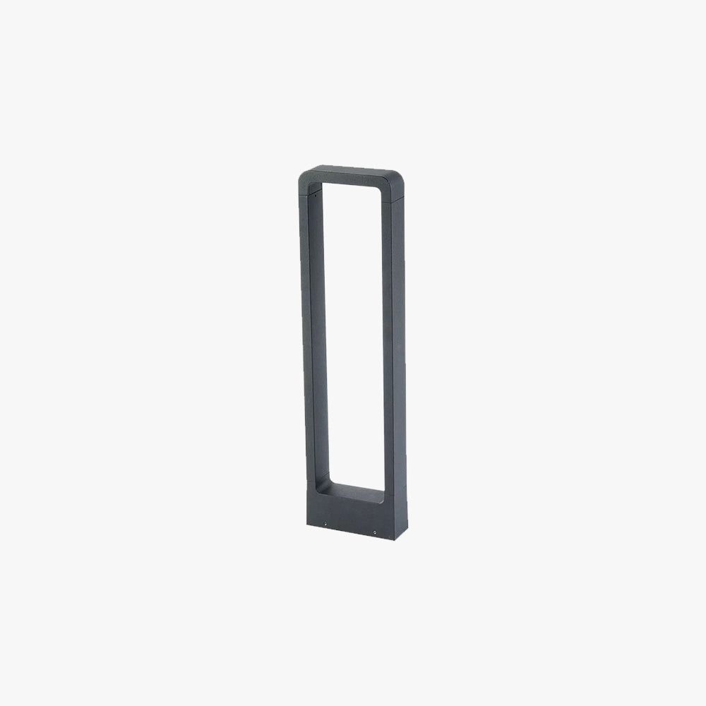 Ray Modern LED Außenleuchte Geometrisch Solar Schwarz Garten/Terrasse Metall